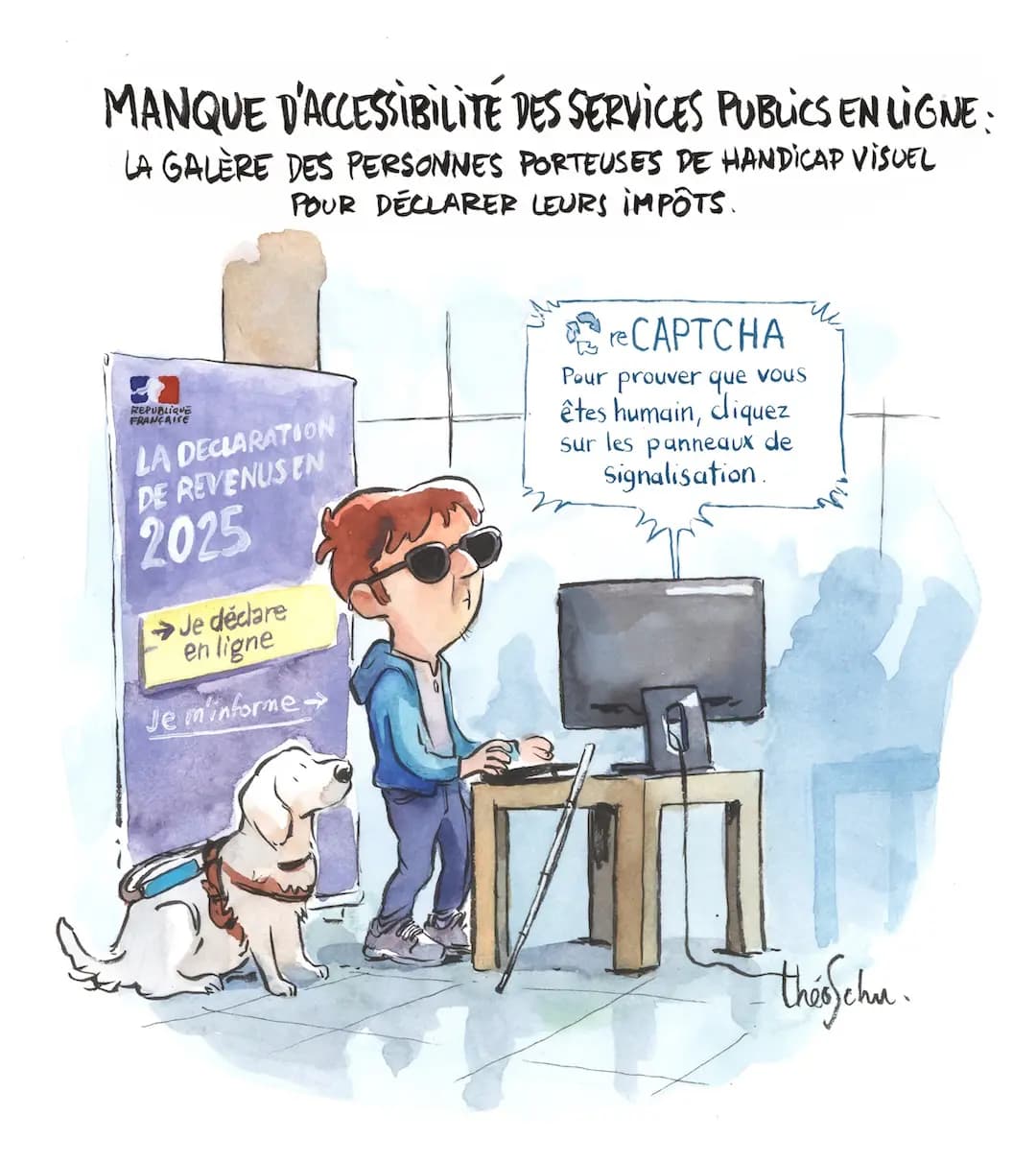 Manque d'accessibilité des services publics en ligne