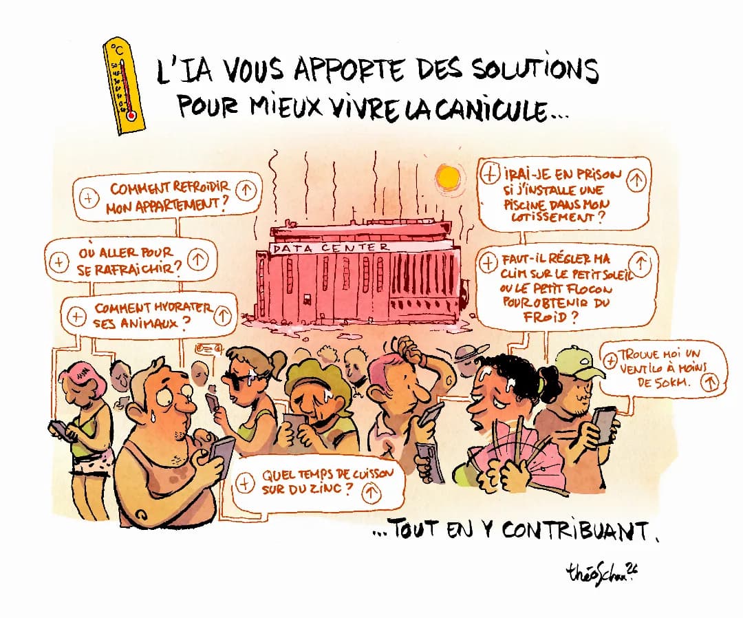 L'IA vous apporte des solutions pour mieux vivre la canicule... tout en y contribuant