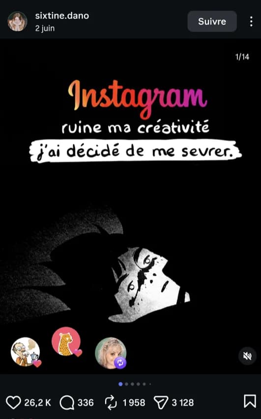 Instagram ruine ma créativité, j'ai décidé de me sevrer.