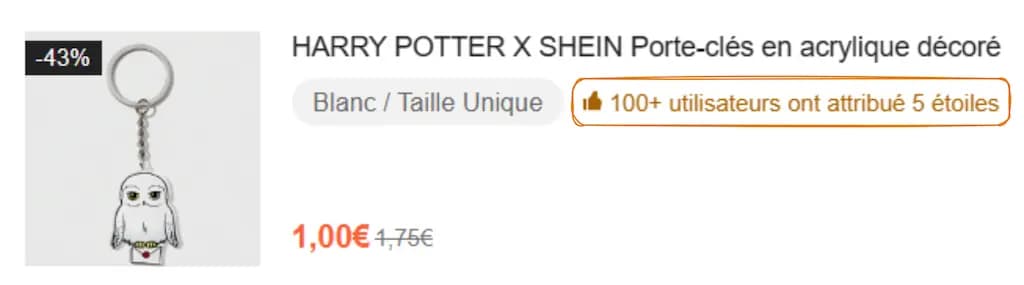 100+ utilisateurs ont attribué 5 étoiles