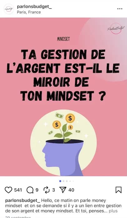 Ta gestion est-il le miroir de ton mindset / parlons-budget 
