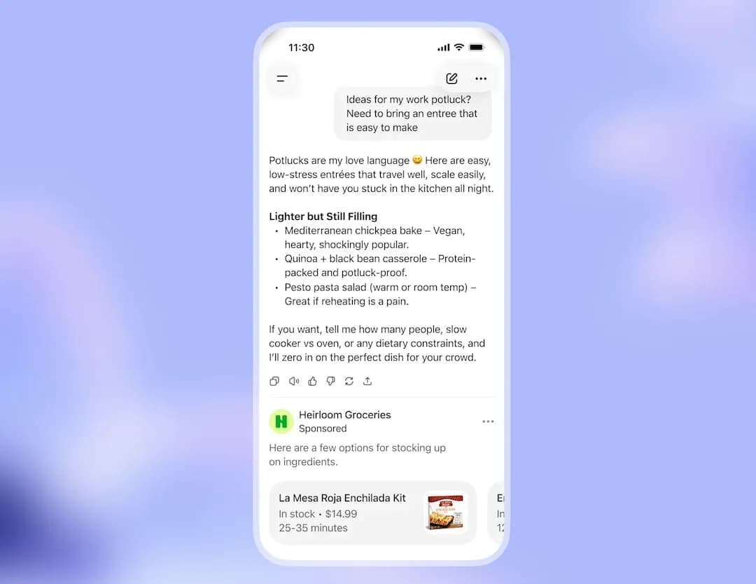 If you want, tell me how many people, slow cooker vs oven, or any dietary constraints, and I'll zero in on the perfect dish for your crowd. 口 H Heirloom Groceries Sponsored Here are a few options for stocking up on ingredients. La Mesa Roja Enchilada Kit In stock • $14.99 25-35 minutes