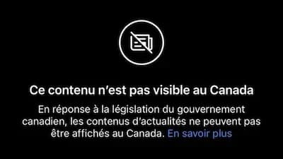Ce contenu n'est pas visible au Canada En réponse à la législation du gouvernement canadien, les contenus d'actualités ne peuvent pas être affichés au Canada. En savoir plus