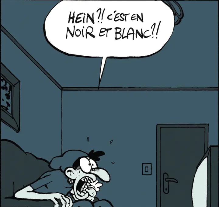 HEiN?! C'EST EN NOiR ET BLANC?!