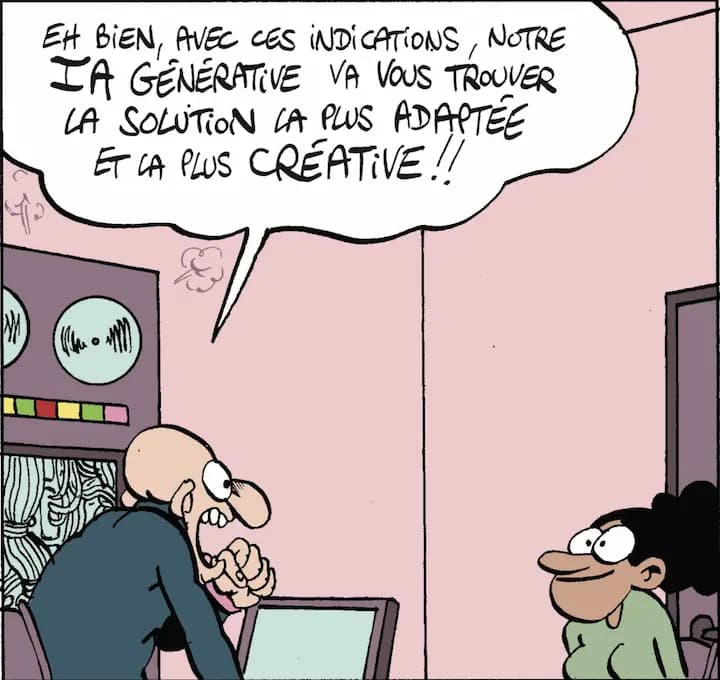 EH BiEN, AVEC CES iNDiCATIONS, NOTRE IA GÉNÉRATIVE VA VOUS TROUVER LA SOLUTION LA PLUS ADAPTÉE ET LA PLUS CRÉATiVE!!