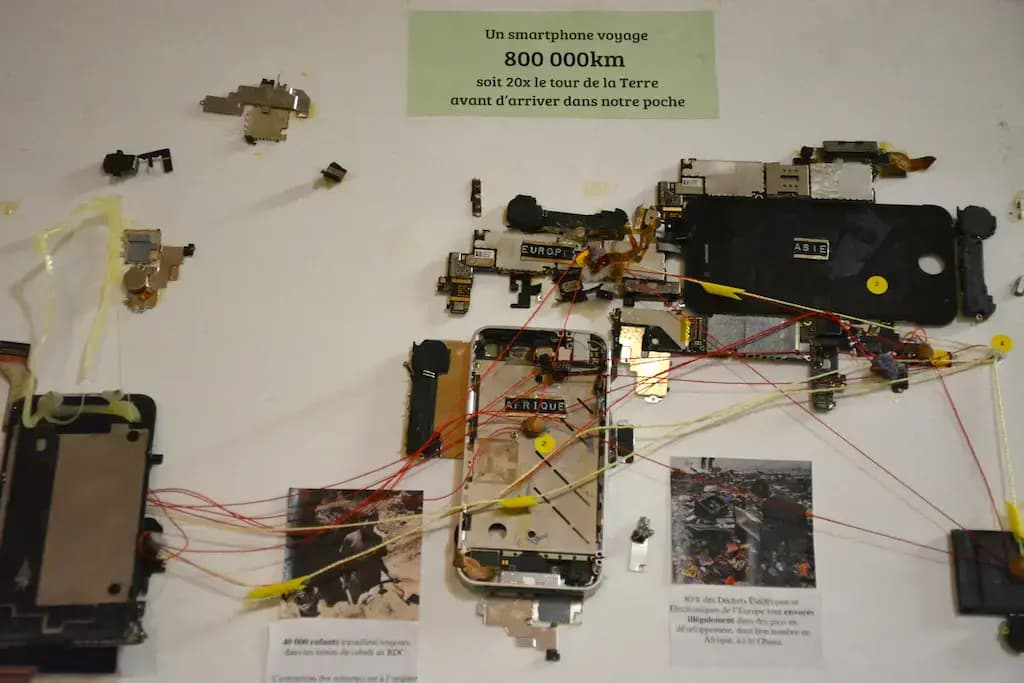 Un smartphone voyage 800 000km soit 20x le tour de la Terre avant d'arriver dans notre poche