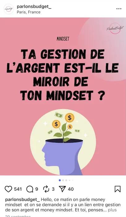 Ta gestion est-il le miroir de ton mindset / parlons-budget