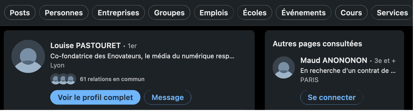 Suppression des visages sur Linkedin